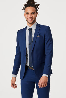 Langstone Suit Jacket, Blue, hi-res